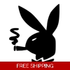 Smoking Playboy Bunny D.. Smoking Playboy Bunny D..