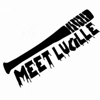 Meet Lucille Neegan Vinyl Decal s..