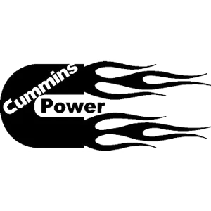 Dodge Cummins Power flames Vinyl Decal sticker