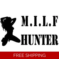 MILF Hunter, Sexy female Die Cut ..