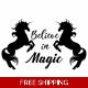 Unicorn Believe in Magic Die Cut Vinyl Decal sti.. Unicorn Believe in Magic Die Cut Vinyl Decal sti..