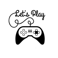 Let's play, controller, Gamer Gam..
