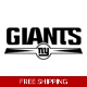 NFL Football New York Giants die cut vinyl decal