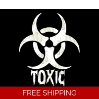 Biohazard Toxic Die Cut Vinyl Dec..