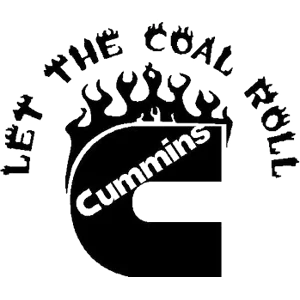 Let the coal roll Dodge Cummins Vinyl Decal sticker