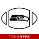 NFL Football Seattle Seahawks die cut vinyl decal