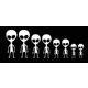 alien stick family Die Cut Vinyl Decal sticker alien stick family Die Cut Vinyl Decal sticker