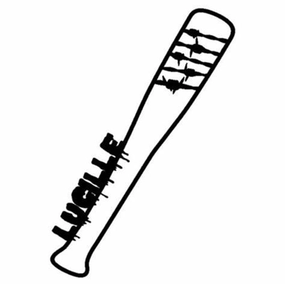 Lucille Neegan Vinyl Decal sticker