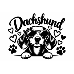 Dachshund pet dog –  Vinyl Decal