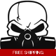 Biohazard Toxic Skull Gas Mask Die Cut Vinyl Dec.. Biohazard Toxic Skull Gas Mask Die Cut Vinyl Dec..