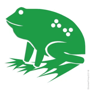 sitting frog animals Die Cut Vinyl Decal sticker