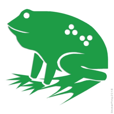 sitting frog animals Die Cut Vinyl Decal sticker sitting frog animals Die Cut Vinyl Decal sticker