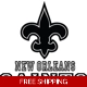NFL Football New Orleans Saints vinyl decal stic.. NFL Football New Orleans Saints vinyl decal stic..