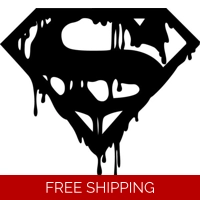 Superman Logo Drip Die Cut Vinyl ..