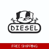 Diesel Dog Die Cut Viny..