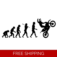 Dirt Bike Die Cut Vinyl Decal sti..
