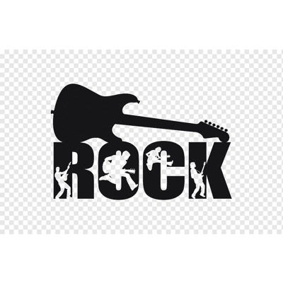 Rock music guitar Vinyl Decal Sticker