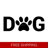 DOG Paw Pet Die Cut Vinyl Decal s..
