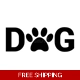 DOG Paw Pet Die Cut Vinyl Decal sticker DOG Paw Pet Die Cut Vinyl Decal sticker