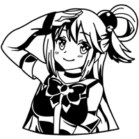 Konosuba Aqua Goddess anime Vinyl..