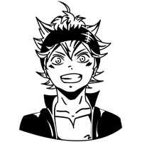 Black Clover Asta anime Vinyl Dec..