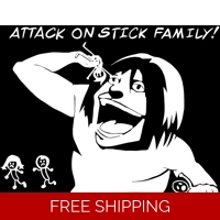 Attack on Titan, attack on stick ..