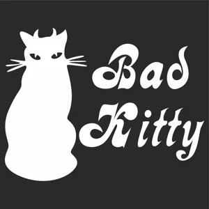 Bad kitty cat Die Cut Vinyl Decal sticker