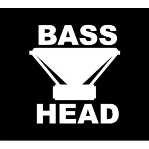 Basshead, subwoofer, speaker, Die Cut Vinyl Decal sticker
