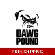 NFL Football Cleveland Browns Dawg Pound Die Cut.. NFL Football Cleveland Browns Dawg Pound Die Cut..