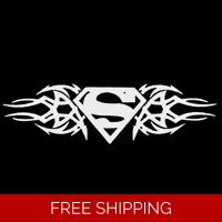 Superman tribal flames Die Cut Vi..