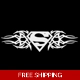 Superman tribal flames Die Cut Vinyl Decal sticker Superman tribal flames Die Cut Vinyl Decal sticker