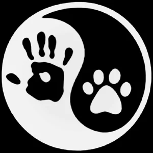 Dog Paw Jeep Hand Wave Ying Yang Die Cut Vinyl Decal sticker