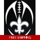 NFL Football New Orleans Saints vinyl decal stic.. NFL Football New Orleans Saints vinyl decal stic..