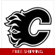 NHL Hockey Calgary Flames Die Cut Vinyl Decal st.. NHL Hockey Calgary Flames Die Cut Vinyl Decal st..
