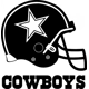 NFL Football Dallas Cowboys helmet Die Cut Vinyl..