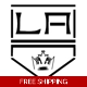 NHL Hockey Los Angeles Kings LA Die Cut Vinyl De..