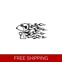 Snoopy Red Baron Flames Dog Die C..
