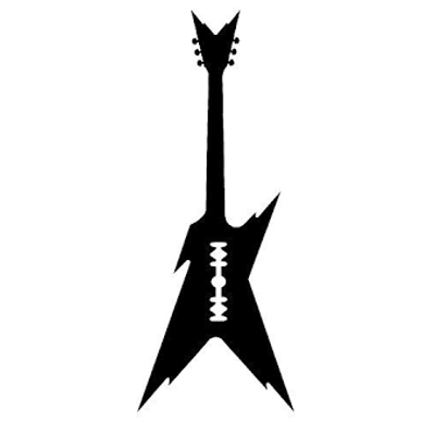 Pantera Dime Dimebag Darrel Guitar Die Cut Vinyl Decal sticker Pantera Dime Dimebag Darrel Guitar Die Cut Vinyl Decal sticker