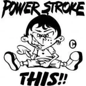 Ford Powerstroke This Die Cut Vinyl Decal sticker