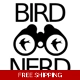 Bird Nerd watcher binoculars animal Die Cut Viny.. Bird Nerd watcher binoculars animal Die Cut Viny..