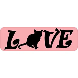 cat love Die Cut Vinyl Decal sticker