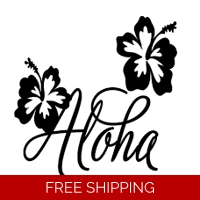 Hawaii state Aloha hibiscus Die C..
