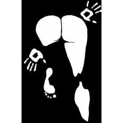 Booty Butt leg hand foot Silhouette Die Cut Vinyl Decal Sticker