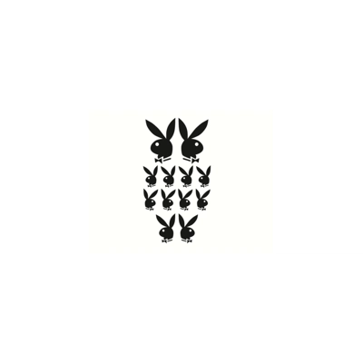 Sheet of multiple Playboy Bunny Car Wrap Die Cut Vinyl Decal Sticker Sheet of multiple Playboy Bunny Car Wrap Die Cut Vinyl Decal Sticker