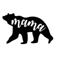 Mama Bear Die Cut Vinyl Decal sti..