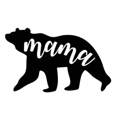 Mama Bear Die Cut Vinyl Decal sticker Mama Bear Die Cut Vinyl Decal sticker