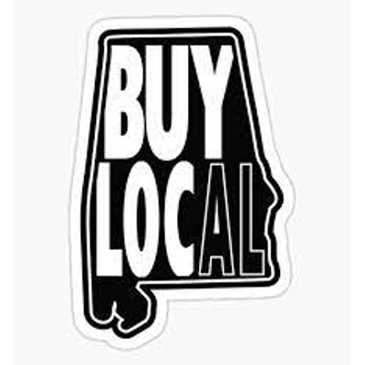 Alabama Buy Local Vinyl Decal sticker