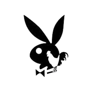 Playboy Bunny chicken Die Cut Vinyl Decal Sticker
