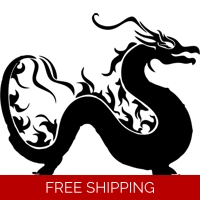 Chinese Dragon Die Cut Vinyl Deca..