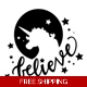 Unicorn Believe stars Die Cut Vinyl Decal sticker Unicorn Believe stars Die Cut Vinyl Decal sticker
